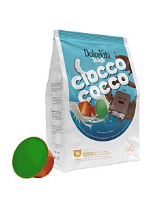Dolce Vita Ciocco Cocco package and pod for Dolce Gusto
